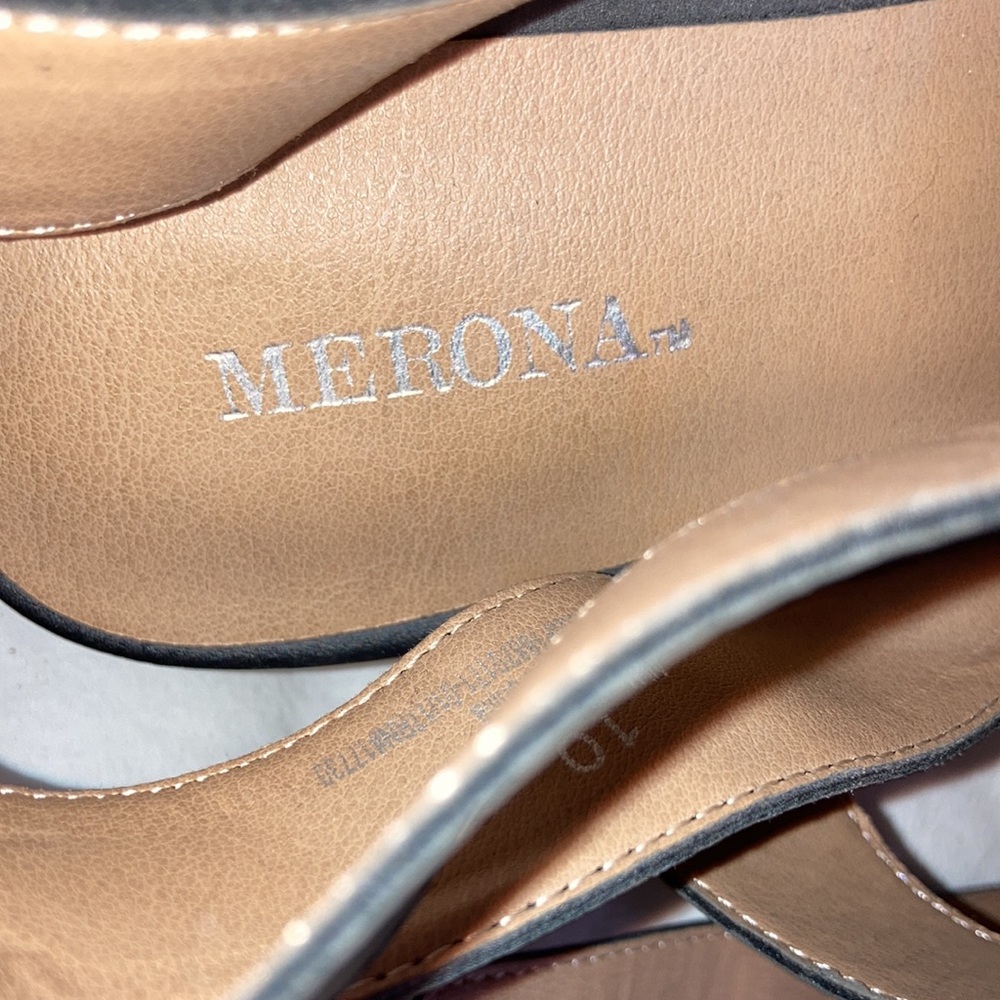 Merona Chunky Heel Shoes with straps at ankle - Picture 2 of 13